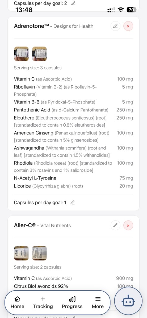 Supplement protocol details